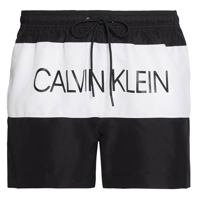 Calvin Klein Block Stripe Logo Swim Shorts | Jarrold, Norwich